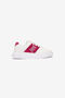 JC White Sneakers With Fuchsia Side Insert JC White Sneakers With Fuchsia Side Insert WHITE VFS078-VF606