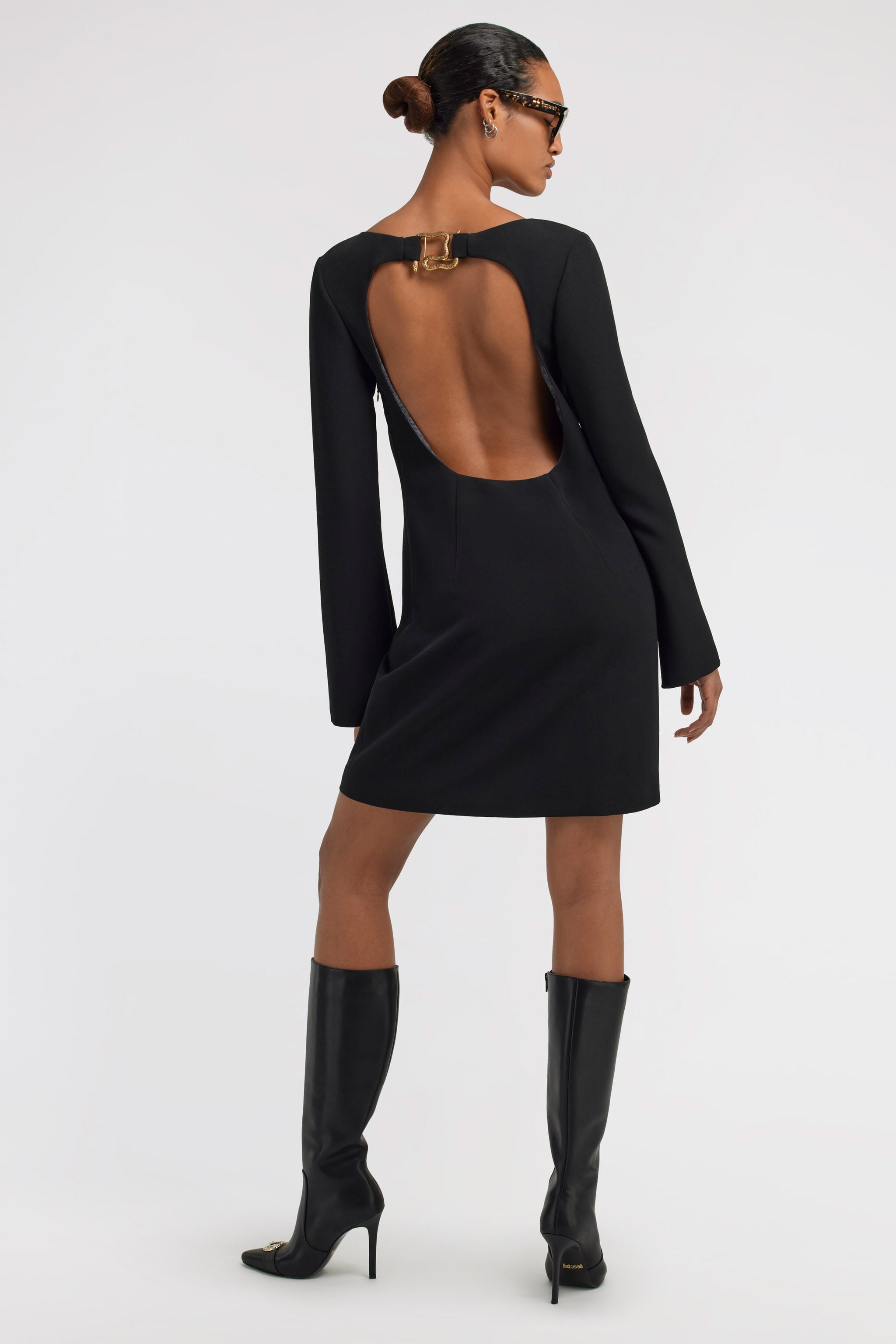 JC Just Cavalli Dress Black TFT141-TF208
