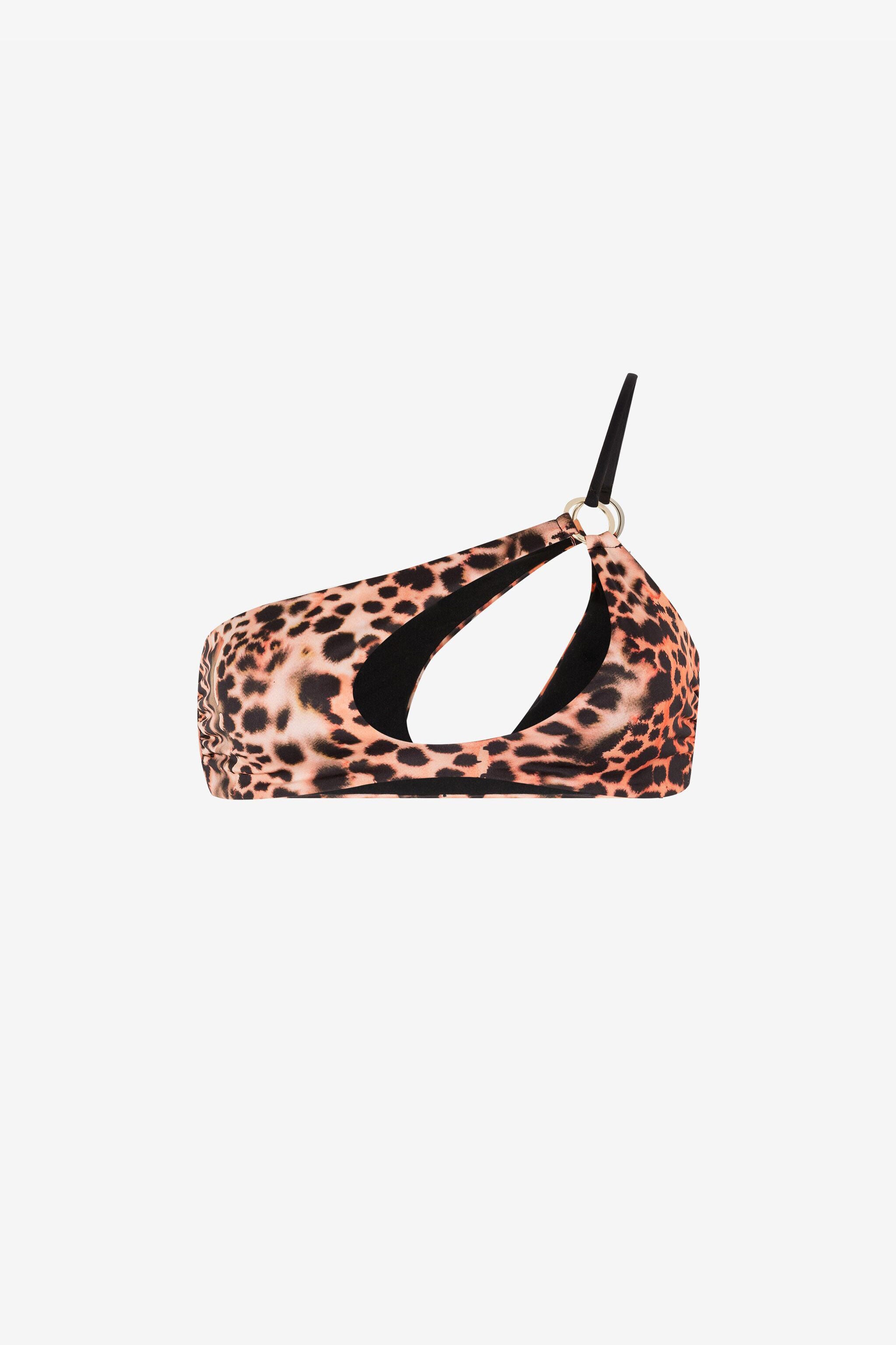 RC Murena Print Swimsuit Bikini Top RC Murena Print Swimsuit Bikini Top Orange QKW00C-LNF49