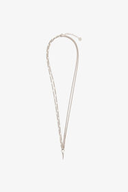 RC Collier double avec pendentif Fang Argent TRG001-AM258
