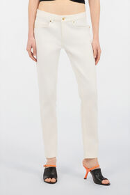 JC Pantaloni A Gamba Dritta Bianco UFJ009-UF136