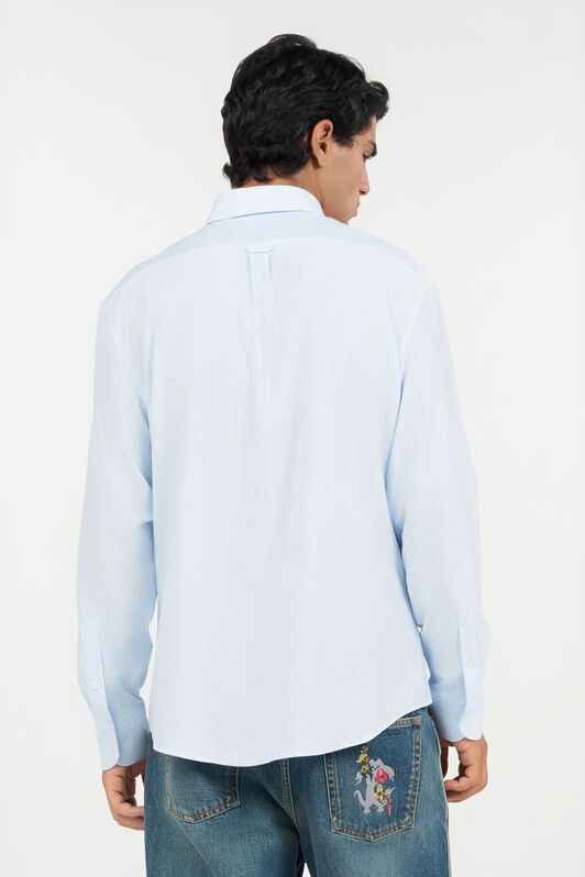 RC Hellblau Gestreiftes Hemd RC Hellblau Gestreiftes Hemd WHITE/LIGHT BLUE QOT70H-CE007