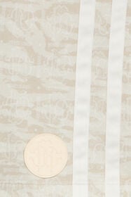 JU Sports Shorts With Tiger Skin Print Ivory UJT25E-5OO44