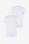 JC Weißes Unterhemd T-Shirt im Zweierpack JC Weißes Unterhemd T-Shirt im Zweierpack WHITE UFU003-UF095