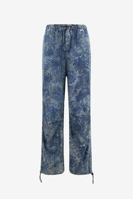 JC Pantaloni Sportivi Con Stampa Floreale Blu UFT085-UF124