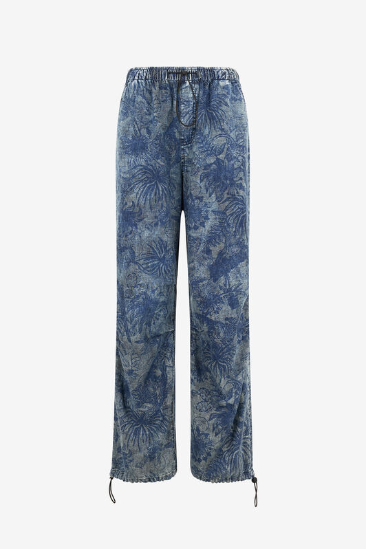 JC Floral-Print Sports Pants JC Floral-Print Sports Pants Blue UFT085-UF124