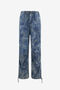 JC Pantalon De Sport À Imprimé Floral JC Pantalon De Sport À Imprimé Floral Bleu UFT085-UF124