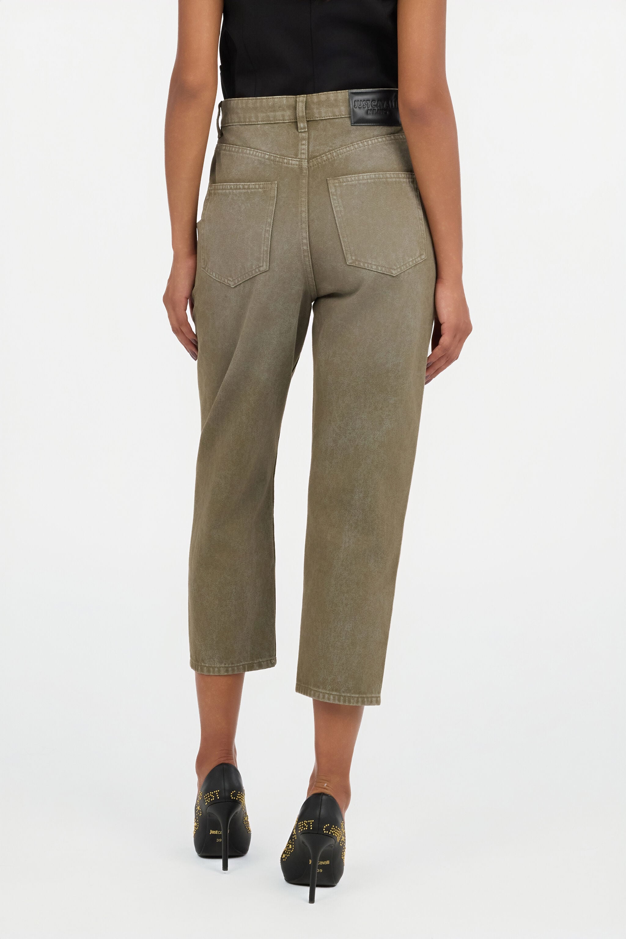 JC Olive Green Cropped Jeans JC Olive Green Cropped Jeans VERDE 185 VFJ033-VF242