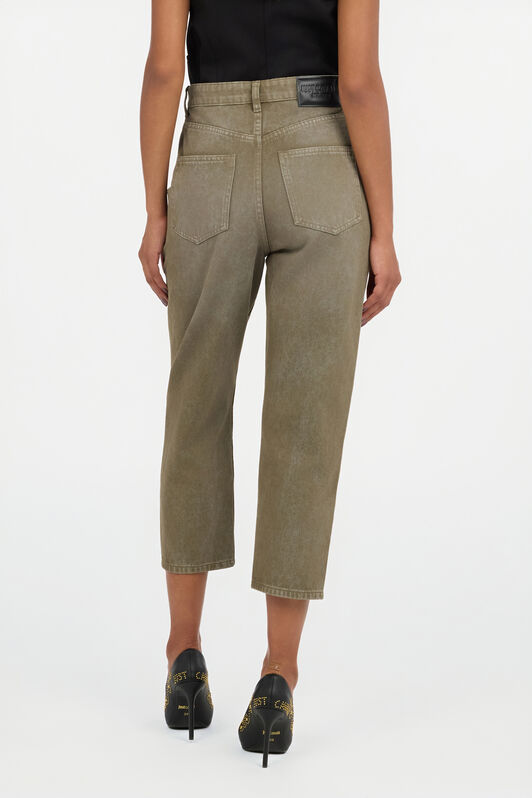 JC Olive Green Cropped Jeans JC Olive Green Cropped Jeans VERDE 185 VFJ033-VF242