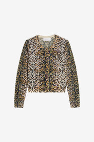 JU Strickjacke mit Leoparden-Print JAGUAR XJM90P-7HS60
