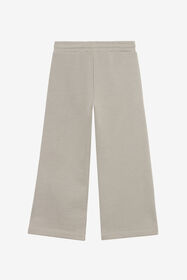 JU Pantaloni jogging grigi con logo ricamato ICE GREY XJT21H-CF007