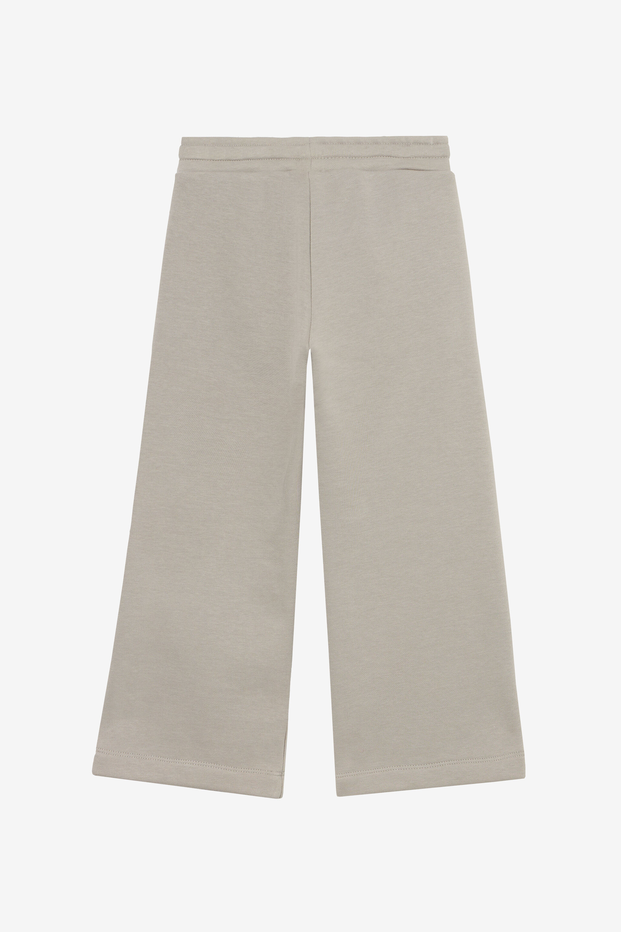 JU Pantaloni jogging grigi con logo ricamato ICE GREY XJT21H-CF007