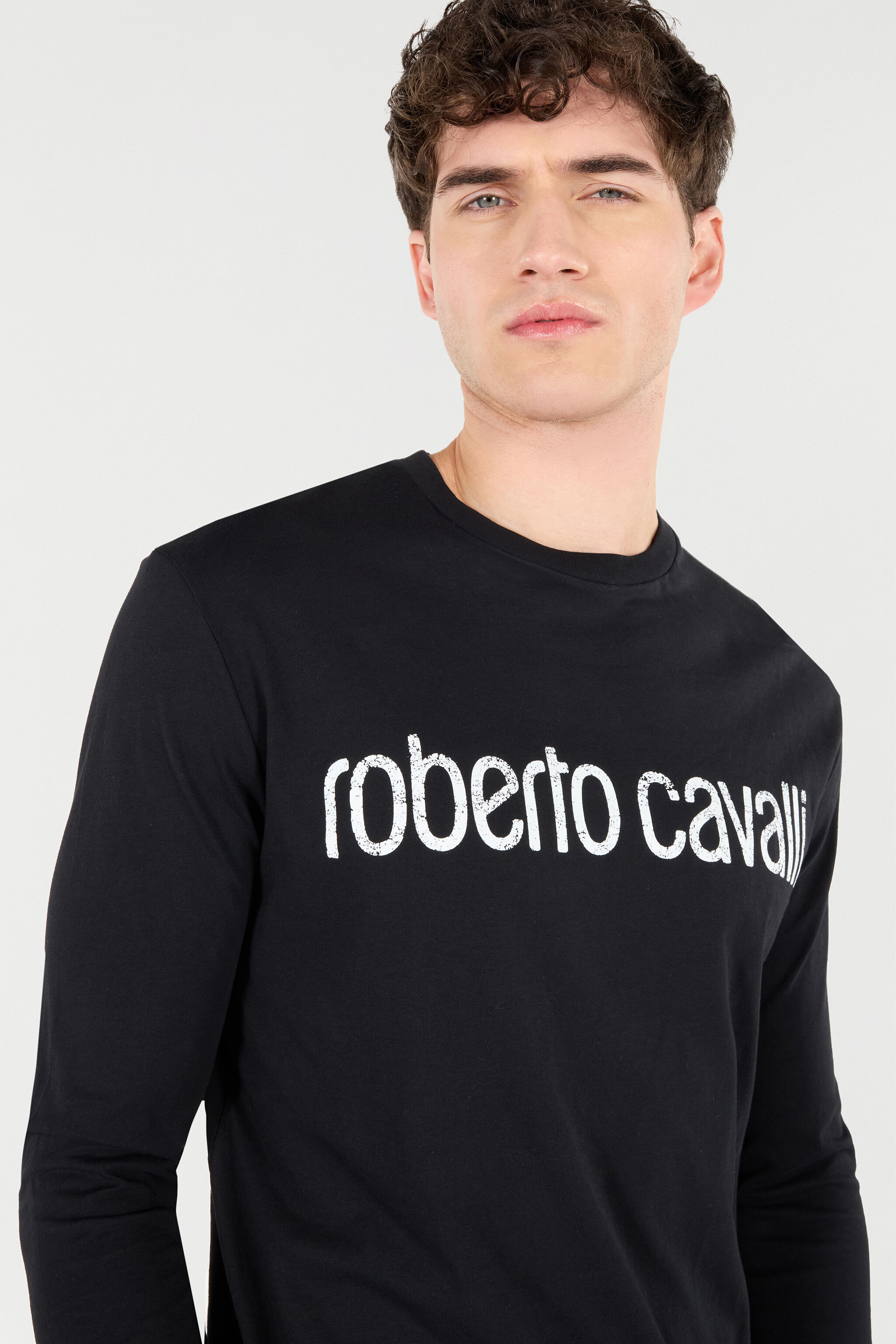 RC Long-Sleeved T-Shirt With Logo Black POT61B-JD060