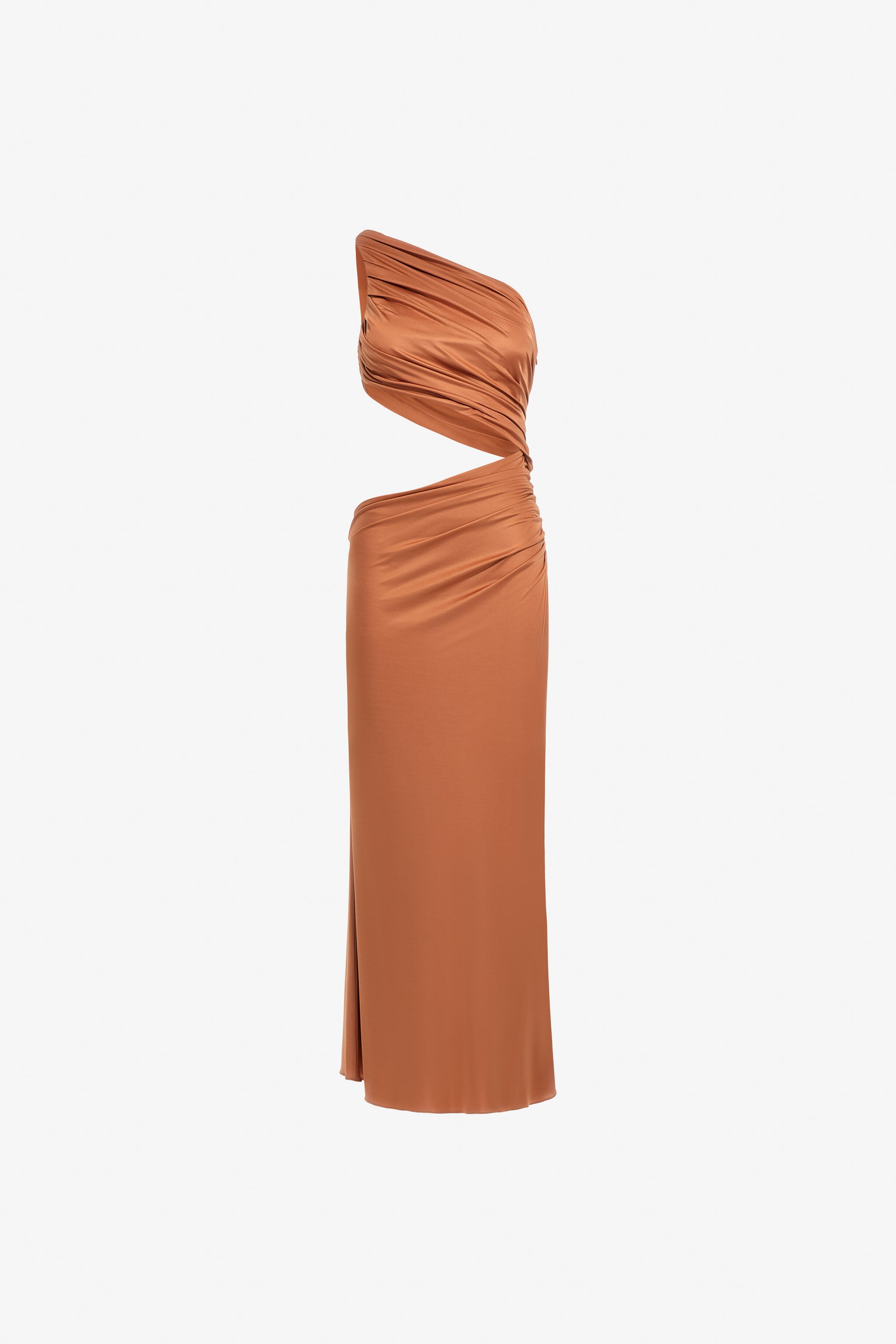 RC One-shoulder dress RC One-shoulder dress Bronze SWT119-JJ036