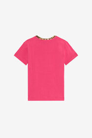 JU T-shirt avec logo en coton FUXIA BOUGANVILLE VJT62H-JD001