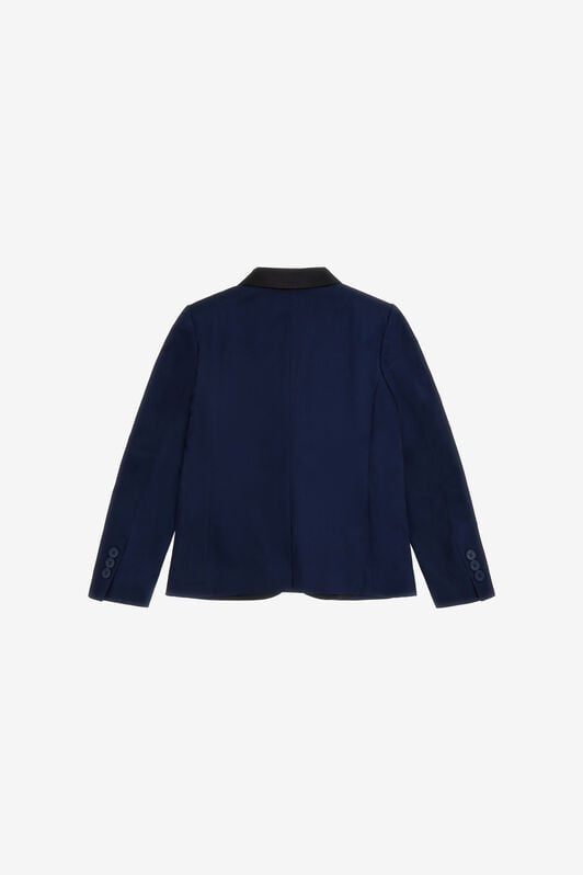 JU Jacket with satin relief JU Jacket with satin relief Dark blue SJT402-RN012