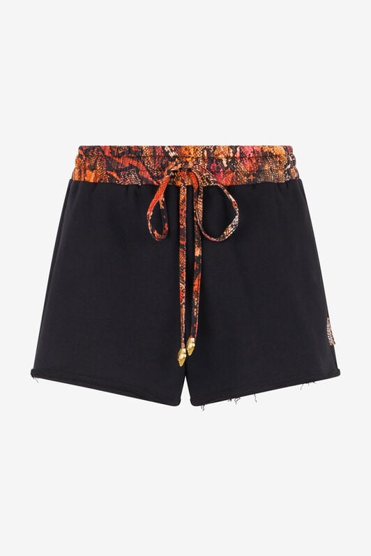 JC Sportliche Shorts Mit Print Python Am Bund JC Sportliche Shorts Mit Print Python Am Bund 899 BLACK + 576 EMBE UFT095-UF146