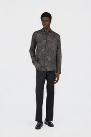 RC Camicia Stampa Python BLACK SOT70I-LG001