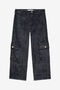 JU Jacquard cargo pants JU Jacquard cargo pants BLACK VJT23I-3RP29