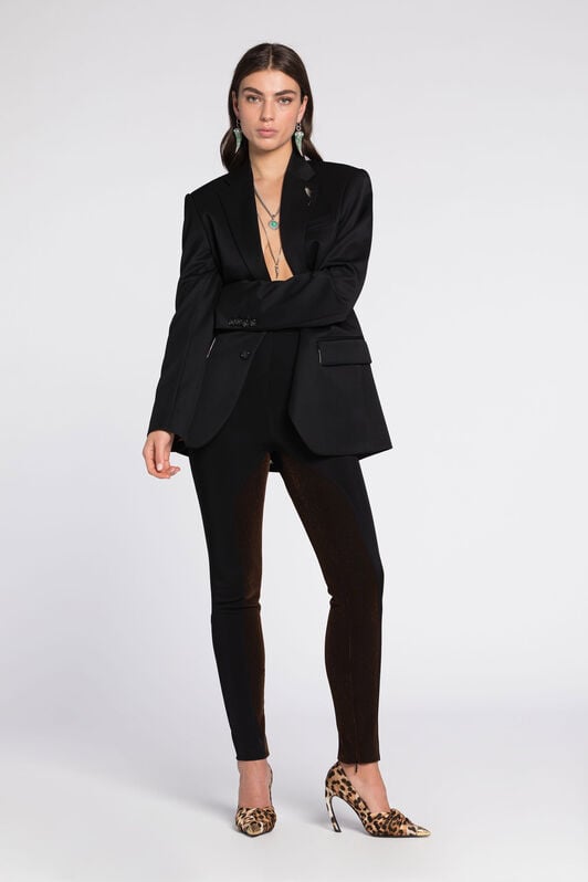 RC Pantaloni skinny con zanne RC Pantaloni skinny con zanne Nero RKT201-HR002
