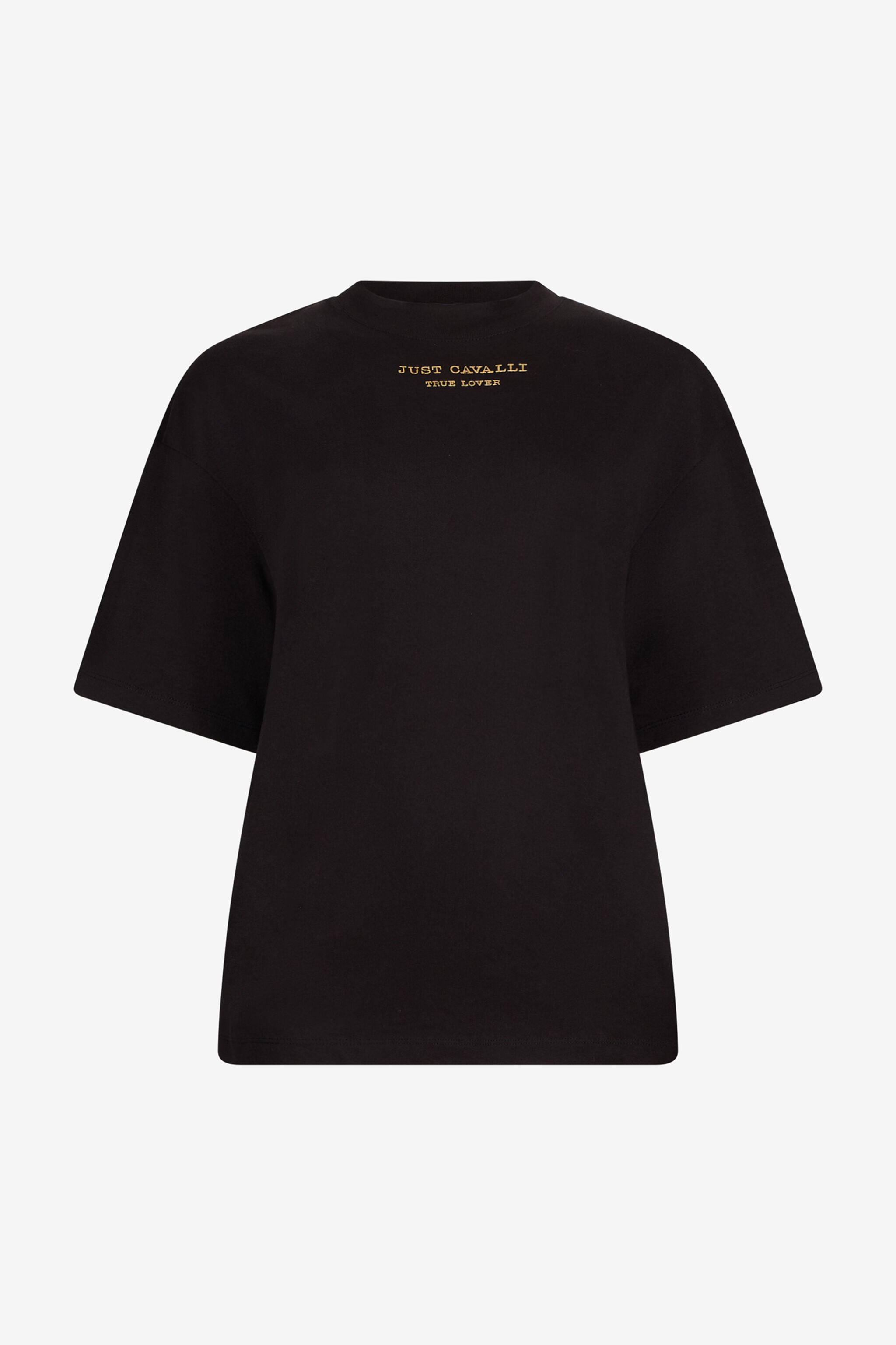 JC Black High Neck T-shirt JC Black High Neck T-shirt BLACK/GOLD VFT195-VF318