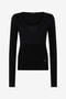 RC T-shirt à manches longues Noir UWM608-WH003