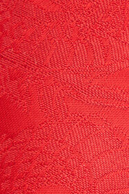 RC Pumps With Jacquard Pattern And Jewel Strap Red VKS112-TJ033