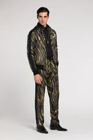 RC Freedom-Print Silk Track Pants GREEN/BLACK RRT25M-2N410