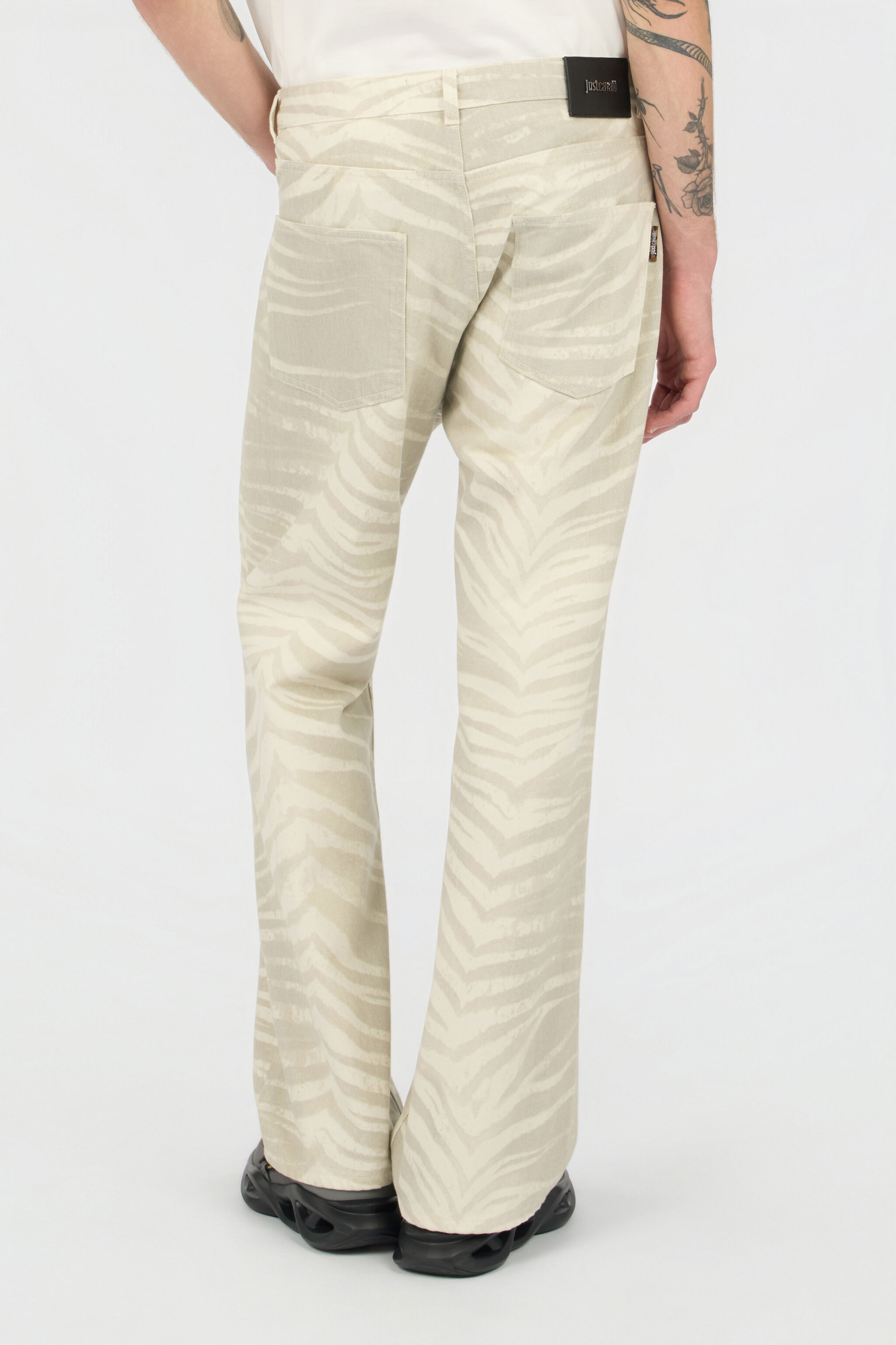 JC Natural Barb Print Jeans OFF WHITE WFJ007-WF020