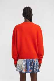 RC Cropped Knit Sweater Red TKM623-MQ001