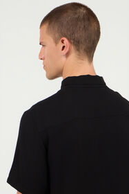 JC Black T-Shirt With Embroidered Logo BLACK UFM003-UF098