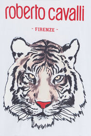 JU T-shirt en coton OPTICAL WHITE VJT60J-JD001