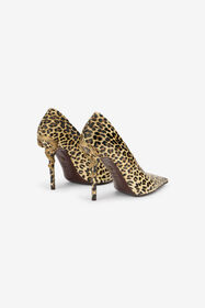 RC Zapatos de salón animal print en piel con detalle de serpiente NATURAL WKS009-PZS02