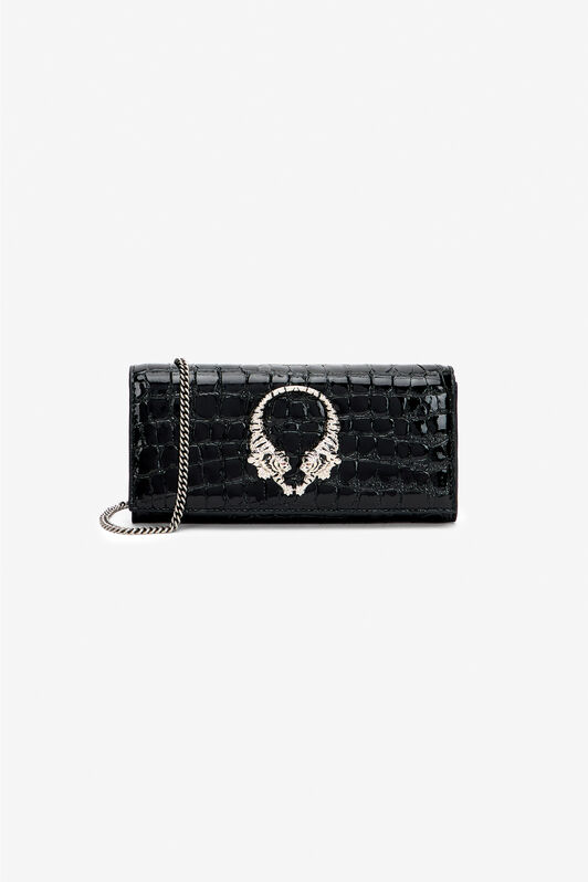 RC Portefeuille Roar En Cuir Avec Chaîne RC Portefeuille Roar En Cuir Avec Chaîne BLACK WKA007-PZE04
