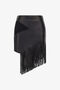 RC Leather skirt with fringes RC Leather skirt with fringes Schwarz TKP300-PN001