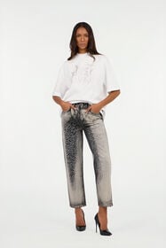 JC T-Shirt Bianca Con Logo Traforato WHITE VFT188-VF311