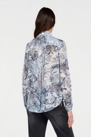 JC Stange Jungle Print Shirt NAVY UFT146-UF212
