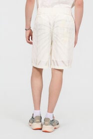 RC Bermuda Shorts With Ray Devoré Print NATURAL WHITE XRT272-HLI15