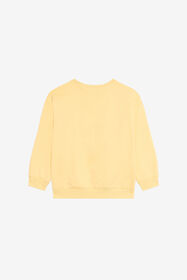 JU Cotton sweatshirt with embroidery YELLOW VJT66A-CF050