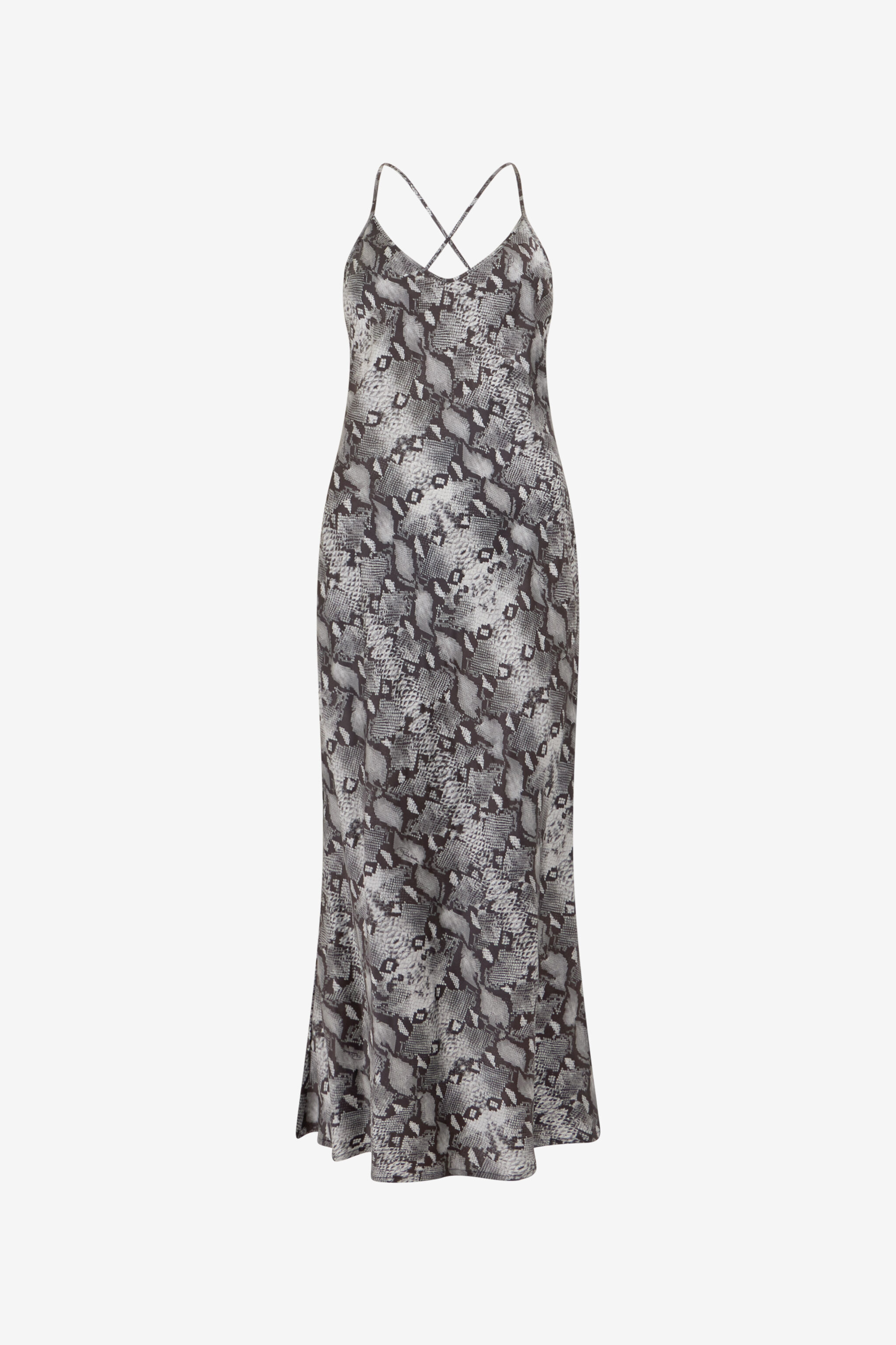 RC Python Print Silk Midi Slip Dress RC Python Print Silk Midi Slip Dress PYTHON DARK GREY SOT10F-SE005