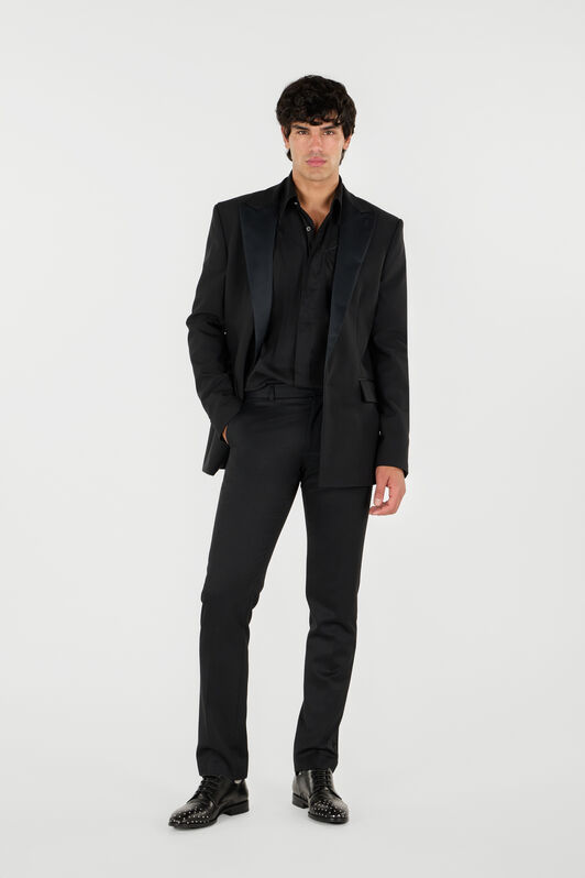 RC Blazer Con Estampado Brocado RC Blazer Con Estampado Brocado Negro TRT410-VW001