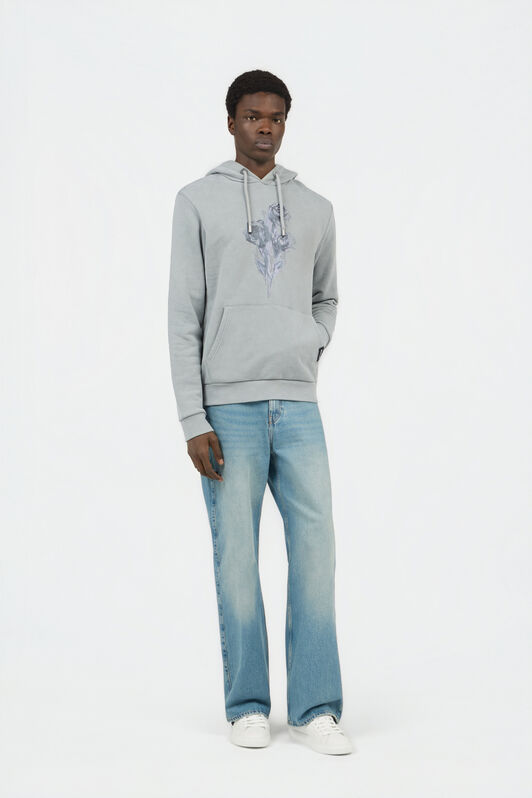 RC Sudadera Gris con Rosas Estampadas RC Sudadera Gris con Rosas Estampadas GREY SOT66C-CF008