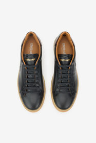 RC Sneaker in pelle con logo goffrato BLACK TOS00L-PZC15