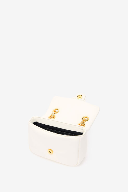 JC Shoulder Bag With Snake Buckle JC Shoulder Bag With Snake Buckle WHITE UFB058-UF427