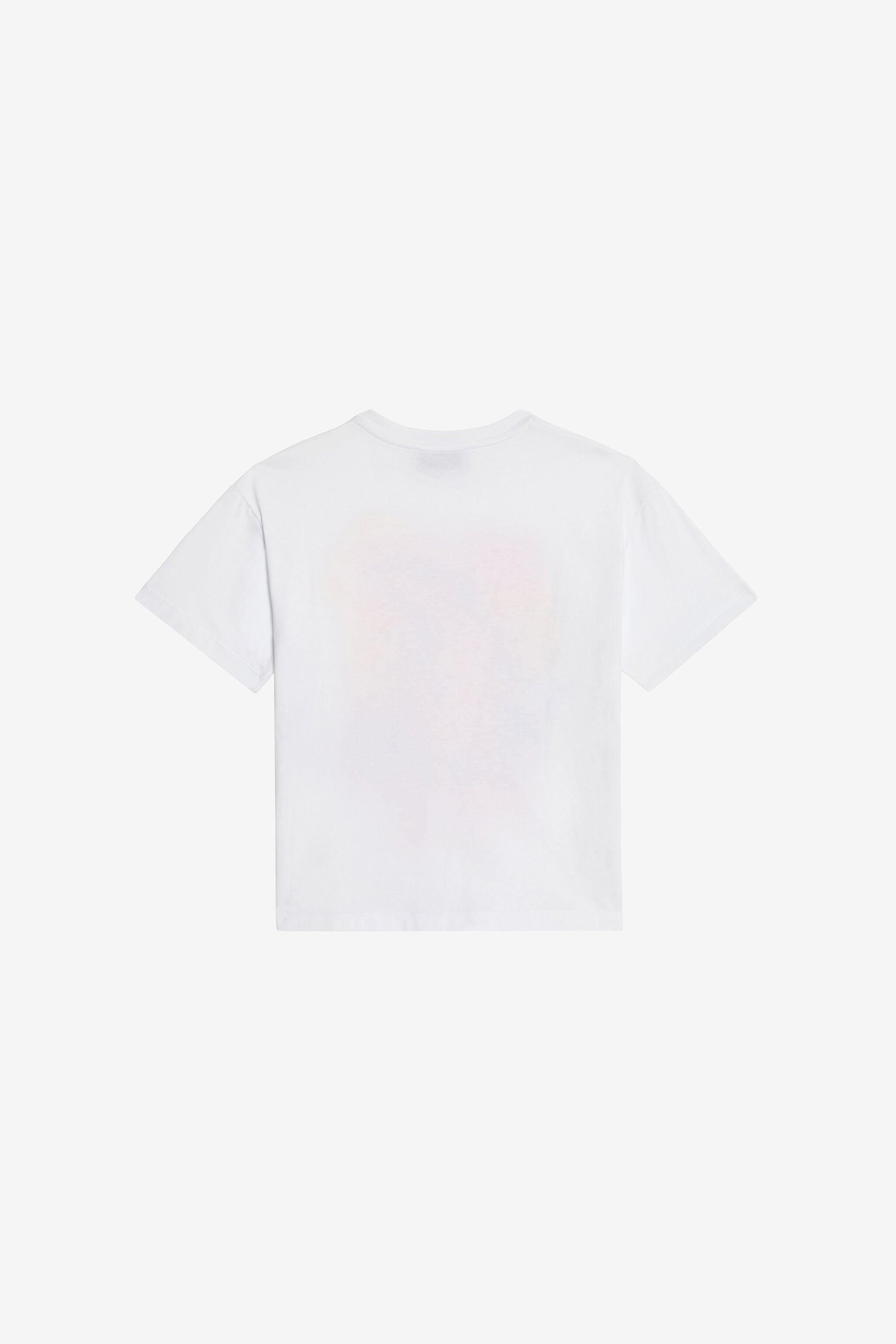 JU White Cotton T-Shirt With Print JU White Cotton T-Shirt With Print OPTICAL WHITE VJT62K-JD001