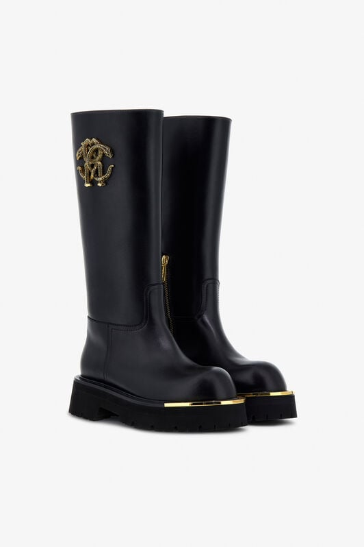 RC Logo-Embellished Boots RC Logo-Embellished Boots Black TKS112-PZ965