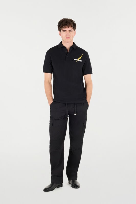 RC Poloshirt Mit Print Und Logo RC Poloshirt Mit Print Und Logo Schwarz POT64D-KB001