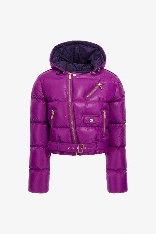 JC Just Cavalli Down Jacket JC Just Cavalli Down Jacket Purple TFT160-TF227