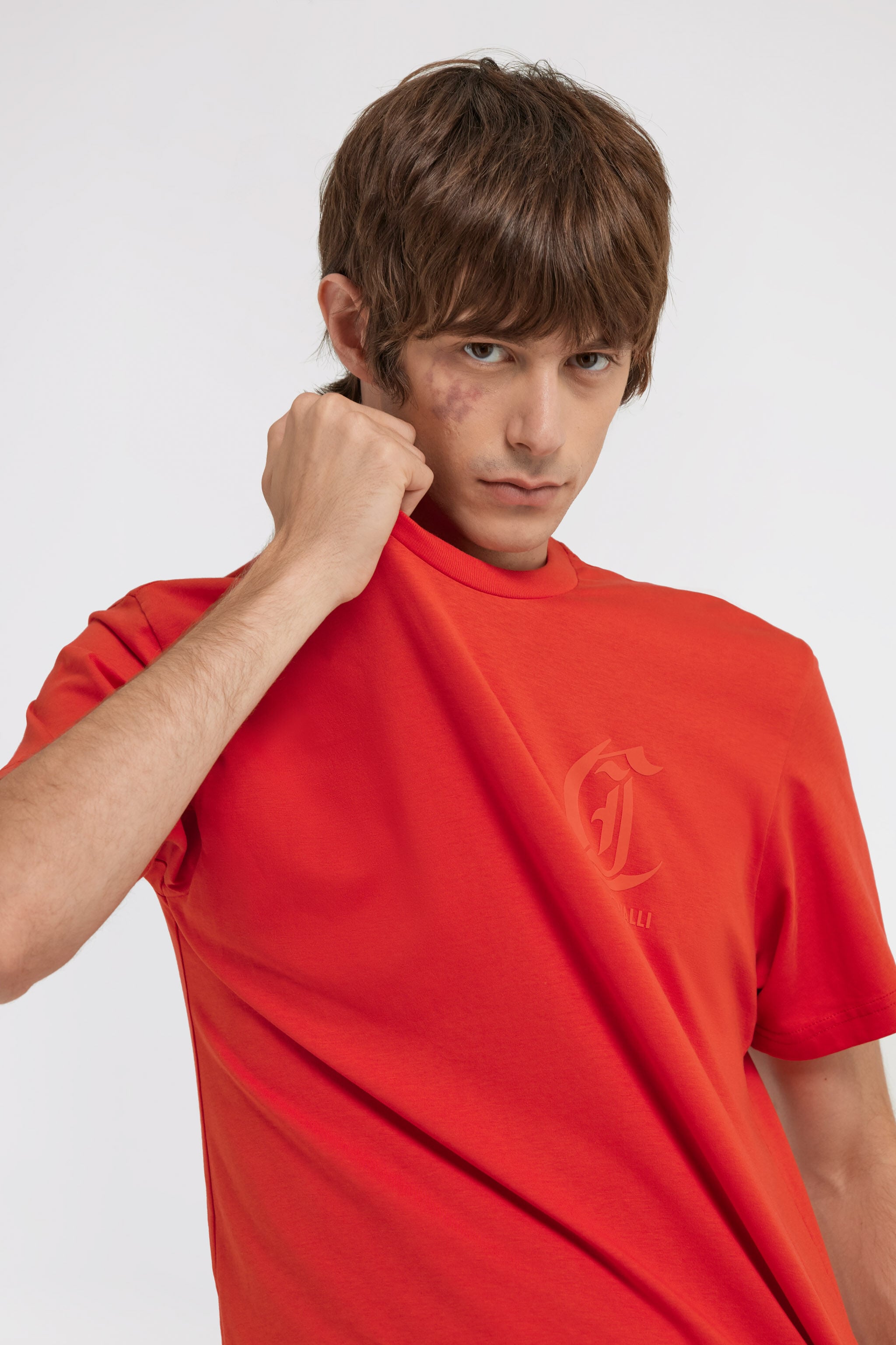 JC Just Cavalli T-shirt JC Just Cavalli T-shirt Rot TFT045-TF062