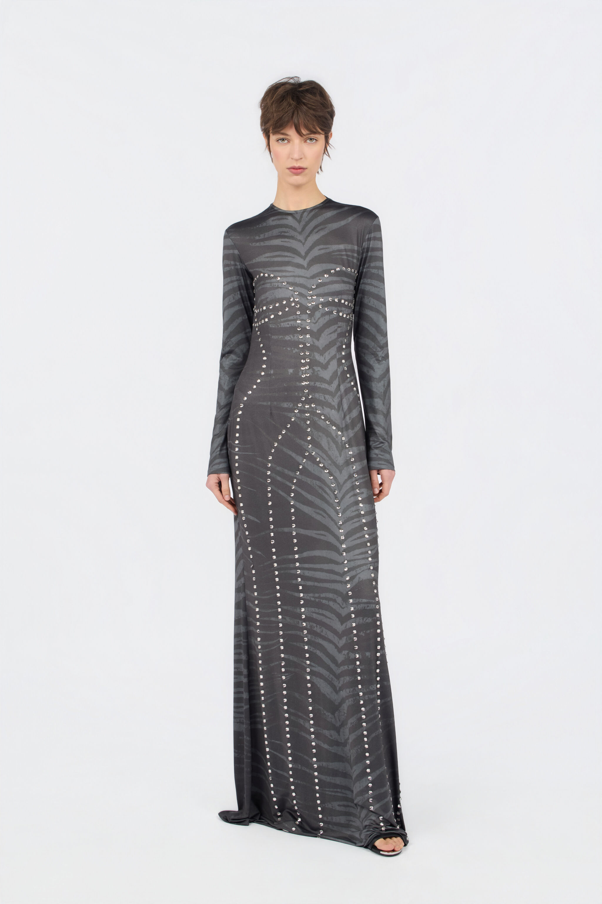 JC Robe Imprimé Natural Barb BLACK WFT283-WF681